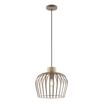 Brilliant - Luster na sajli NORDIC CAGE 1xE27/20W/230V Ø 35 cm bež