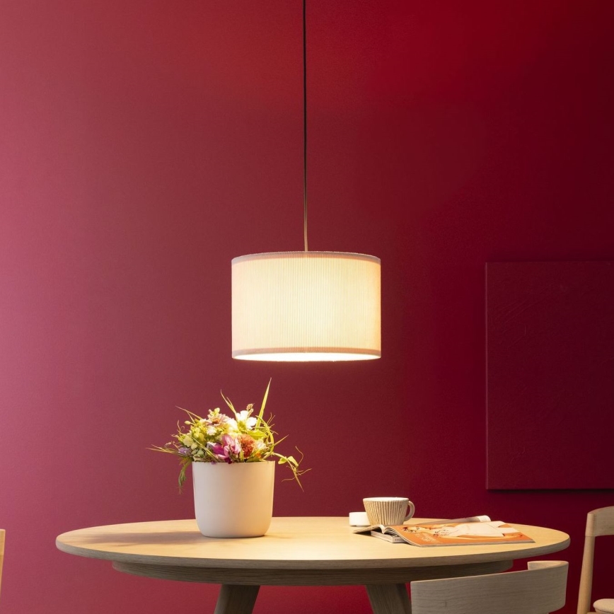 Brilliant - Luster na sajli TONY 1xE27/20W/230V pr. 35 cm krem