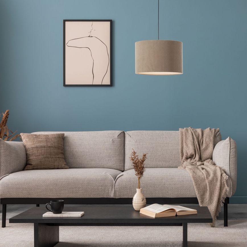 Brilliant - Luster na sajli TONY 1xE27/20W/230V pr. 35 cm smeđa
