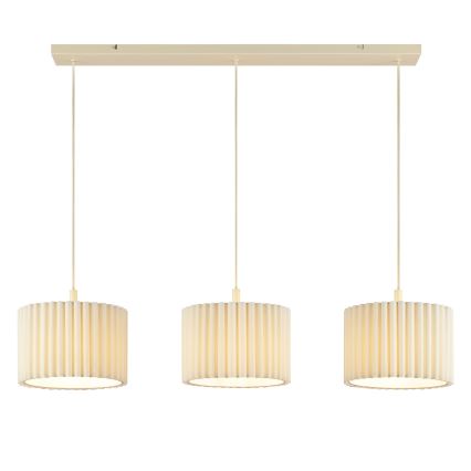 Brilliant - Luster na užetu VELIN 3xE27/20W/230V krem boje