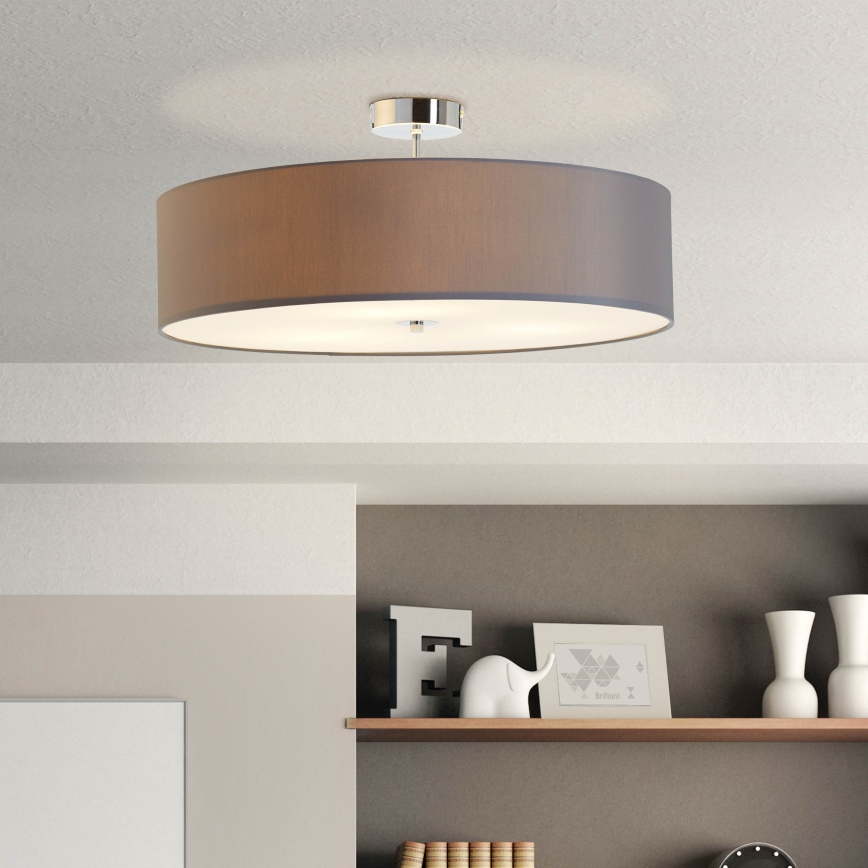 Brilliant - Nadgradni luster ANDRIA 3xE27/60W/230V pr. 60 cm antracit