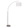 Brilliant - Podna lampa CLARIE 1xE27/60W/230V matirani krom/bijela