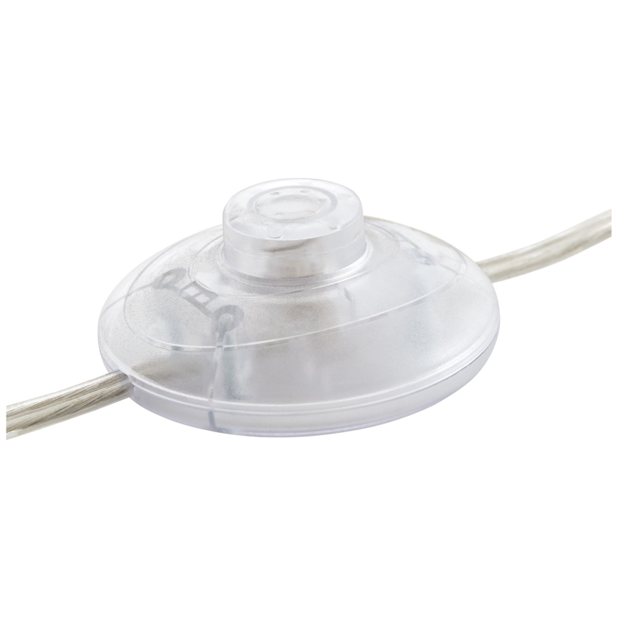 Brilliant - Podna lampa CLARIE 1xE27/60W/230V matirani krom/bijela