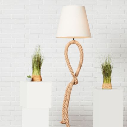 Brilliant - Podna lampa SAILOR 1xE27/40W/230V bež/krem
