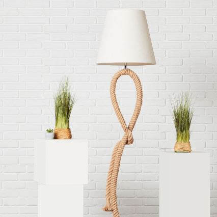 Brilliant - Podna lampa SAILOR 1xE27/40W/230V bež/krem
