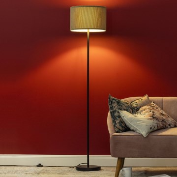 Brilliant - Podna lampa TONY 1xE27/20W/230V smeđa