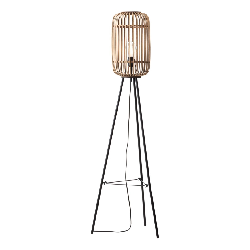 Brilliant - Podna lampa WOODROW 1xE27/60W/230V bambus