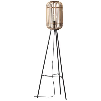 Brilliant - Podna lampa WOODROW 1xE27/60W/230V bambus