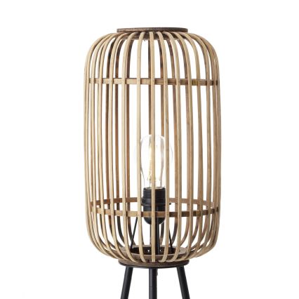 Brilliant - Podna lampa WOODROW 1xE27/60W/230V bambus