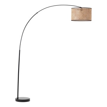 Brilliant - Podna svjetiljka WILEY 1xE27/60W/230V crna/bež