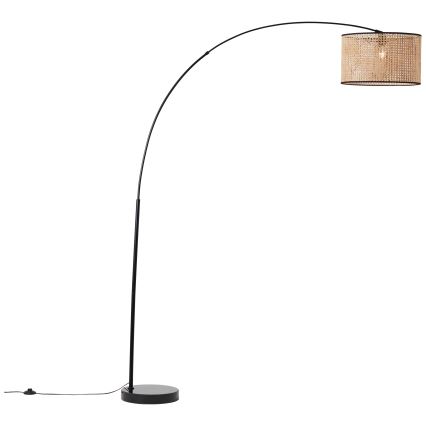 Brilliant - Podna svjetiljka WILEY 1xE27/60W/230V crna/bež