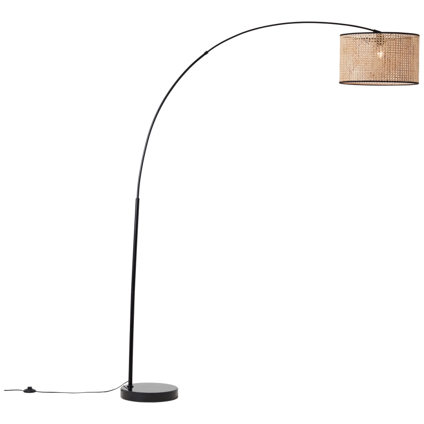 Brilliant - Podna svjetiljka WILEY 1xE27/60W/230V crna/bež