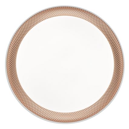 Brilliant - LED prigušiva stropna svjetiljka WALDO LED/24W/230V 3000-6500K promjer 38,5 cm bijela/ružičasto zlato + daljinski upravljač
