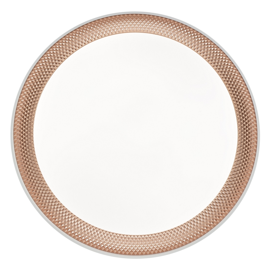 Brilliant - LED prigušiva stropna svjetiljka WALDO LED/24W/230V 3000-6500K promjer 38,5 cm bijela/ružičasto zlato + daljinski upravljač
