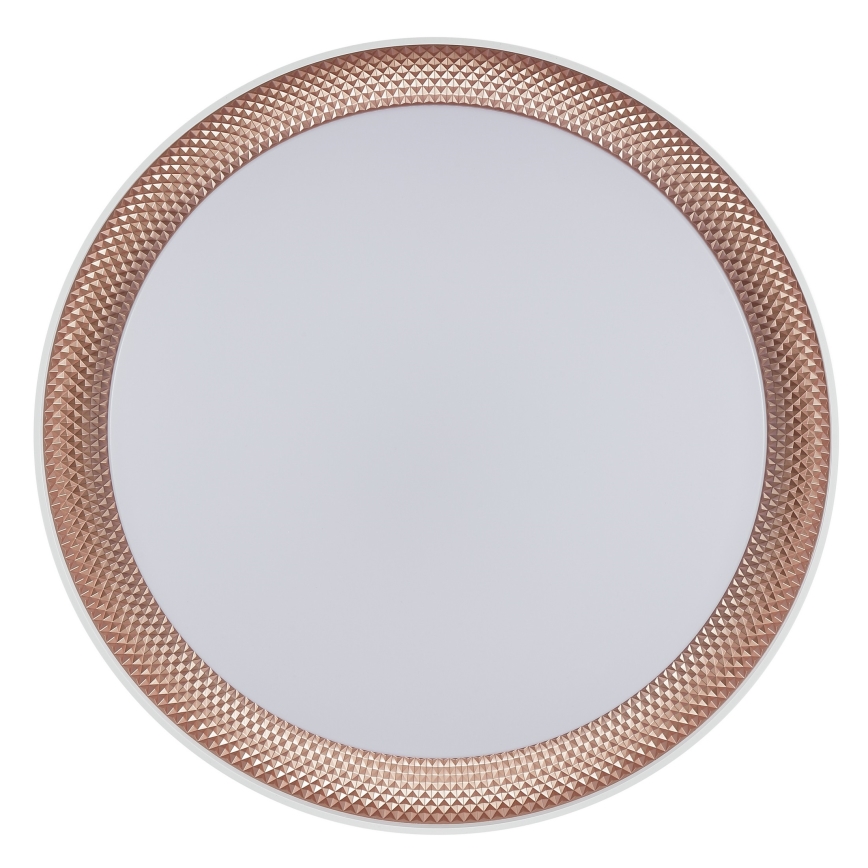 Brilliant - LED prigušiva stropna svjetiljka WALDO LED/24W/230V 3000-6500K promjer 38,5 cm bijela/ružičasto zlato + daljinski upravljač