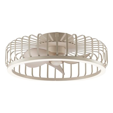 Brilliant - prigušivo LED stropno svjetlo s ventilatorom CAPO LED/36W/230V 2700-6500K Ø 48 cm bež + daljinski upravljač
