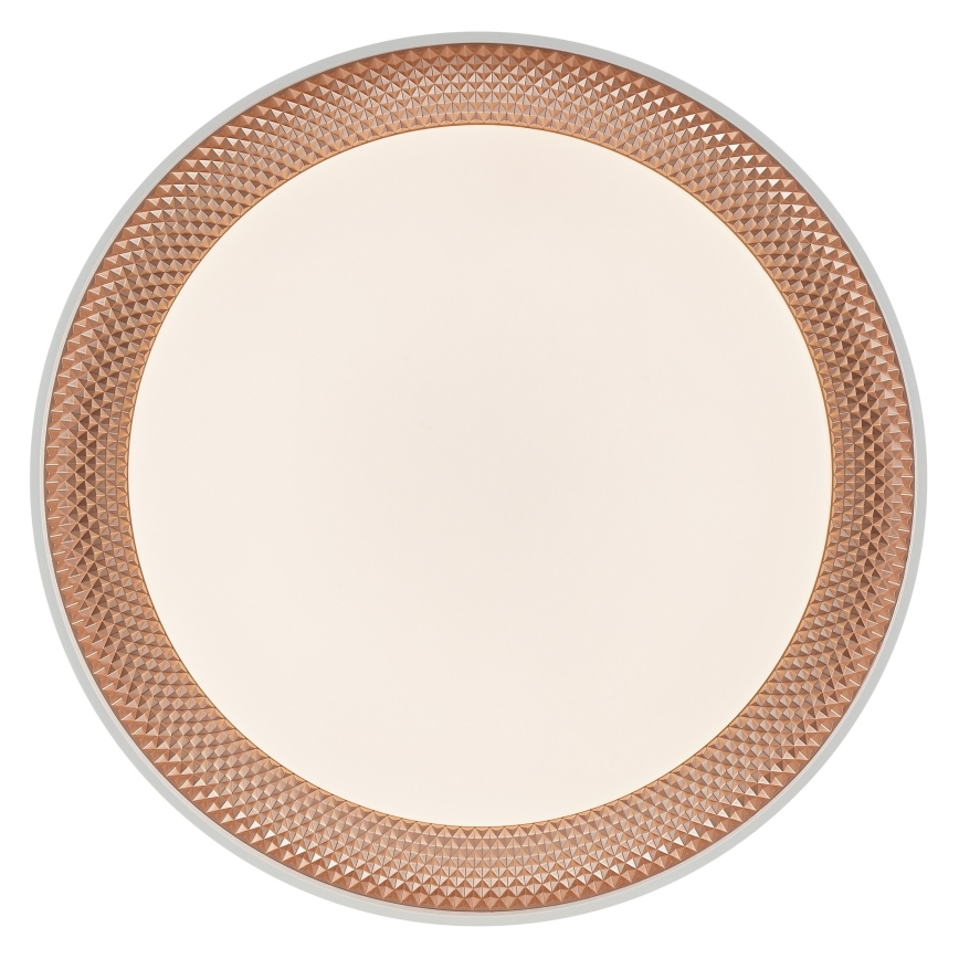 Brilliant - LED prigušivo stropno svjetlo WALDO LED/36W/230V 3000-6500K Ø 48,5 cm bijela/ružičasto zlato + daljinski upravljač