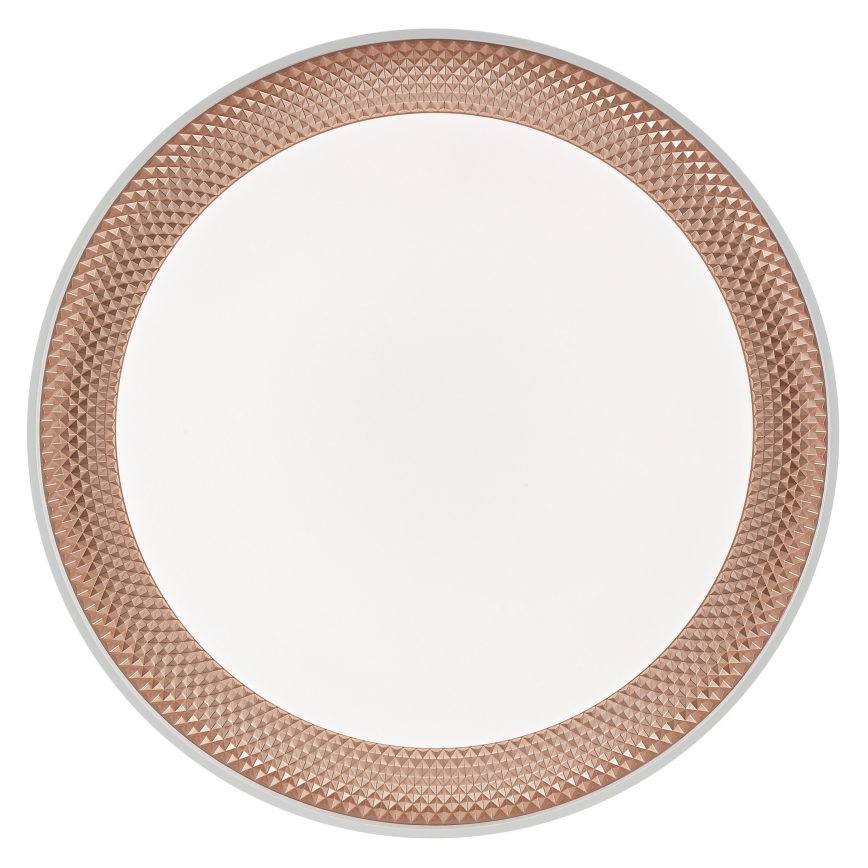Brilliant - LED prigušivo stropno svjetlo WALDO LED/36W/230V 3000-6500K Ø 48,5 cm bijela/ružičasto zlato + daljinski upravljač
