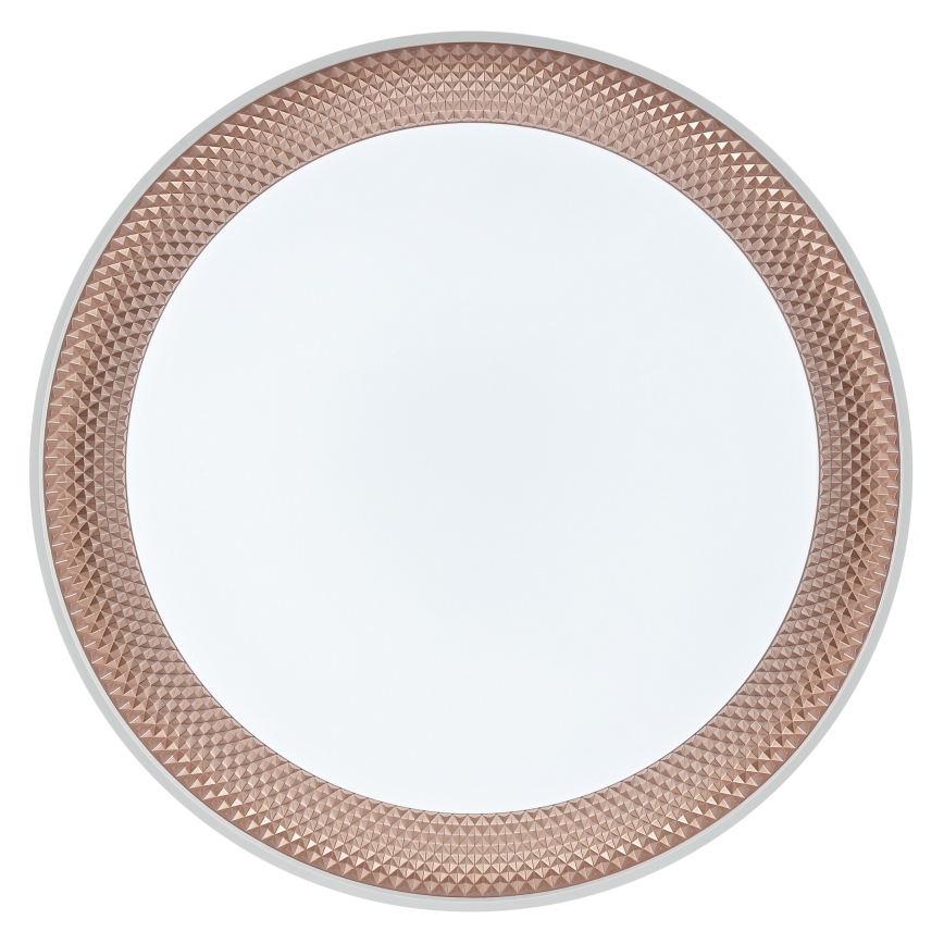 Brilliant - LED prigušivo stropno svjetlo WALDO LED/36W/230V 3000-6500K Ø 48,5 cm bijela/ružičasto zlato + daljinski upravljač