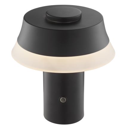 Brilliant - LED prigušiva punjiva dodirna stolna lampa KINICH LED/2,5W/5V 2700K 2600 mAh crna