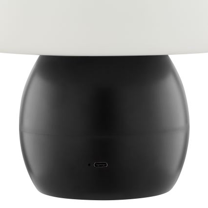 Brilliant - LED s mogućnošću prigušivanja, punjiva dodirna stolna lampa DUPIS LED/2W/5V 2700K 1800 mAh crna