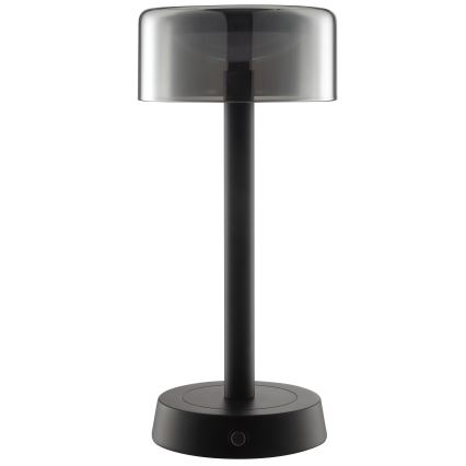 Brilliant - LED s mogućnošću prigušivanja punjiva dodirna vanjska stolna lampa RAZOR LED/2,5W/5V 2700K 2600 mAh IP44 crna