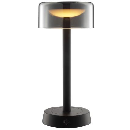 Brilliant - LED prigušiva punjiva vanjska stolna lampa s dodirnim upravljanjem RAZOR LED/2,5W/5V 2700K 2600 mAh IP44 crna