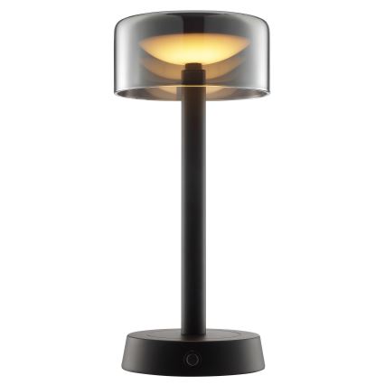 Brilliant - LED prigušiva punjiva vanjska stolna lampa s dodirnim upravljanjem RAZOR LED/2,5W/5V 2700K 2600 mAh IP44 crna