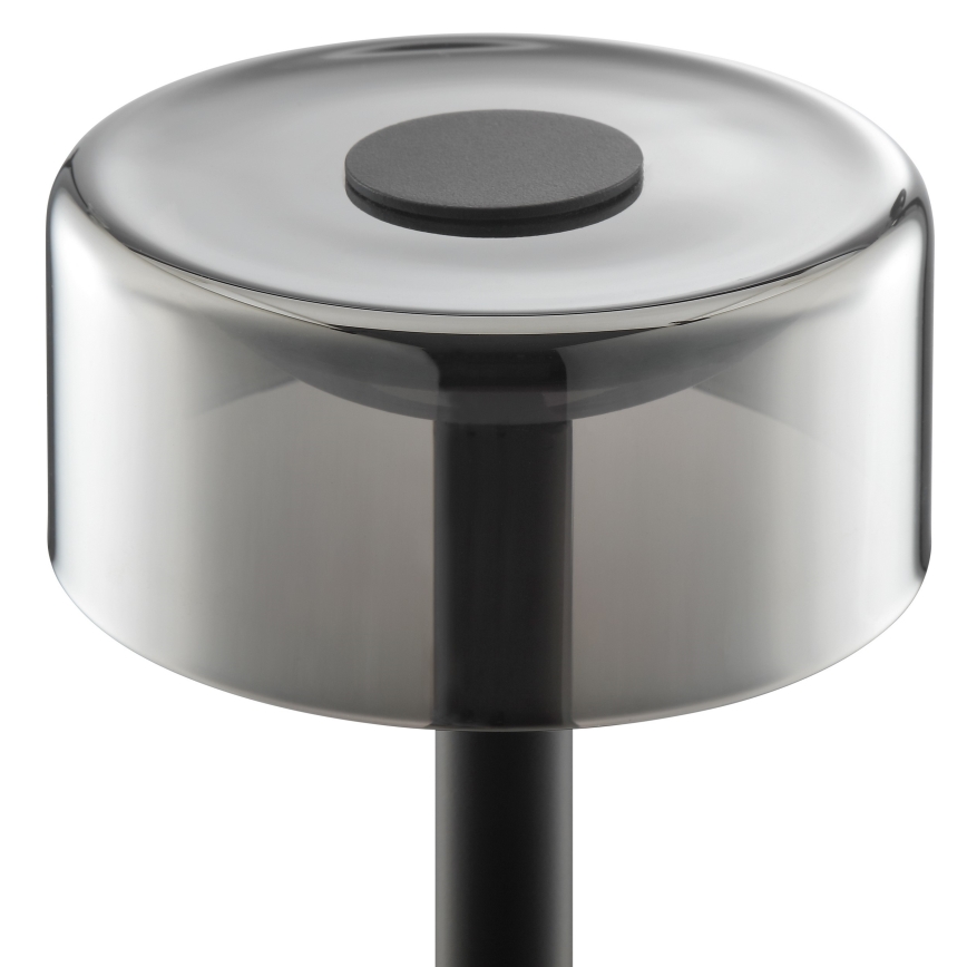 Brilliant - LED prigušiva punjiva vanjska stolna lampa s dodirnim upravljanjem RAZOR LED/2,5W/5V 2700K 2600 mAh IP44 crna