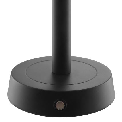Brilliant - LED prigušiva punjiva vanjska stolna lampa s dodirnim upravljanjem RAZOR LED/2,5W/5V 2700K 2600 mAh IP44 crna