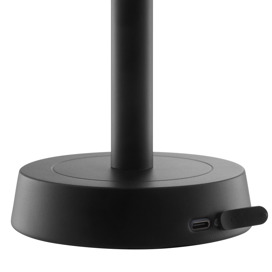 Brilliant - LED prigušiva punjiva vanjska stolna lampa s dodirnim upravljanjem RAZOR LED/2,5W/5V 2700K 2600 mAh IP44 crna