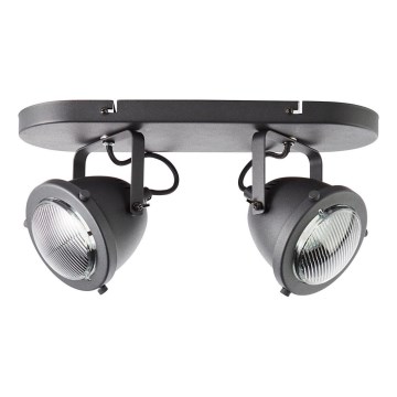 Brilliant - Reflektor CARMEN 2xGU10/5W/230V crni