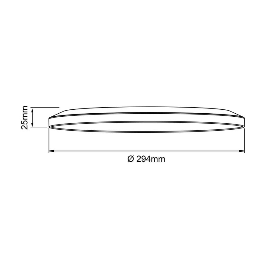 Brilliant - LED prigušivo stropno svjetlo SORELL LED/18W/230V 3000-6500K promjer 29 cm crno + daljinski upravljač