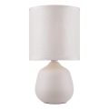 Brilliant - Stolna lampa AUREA 1xE14/20W/230V bijela