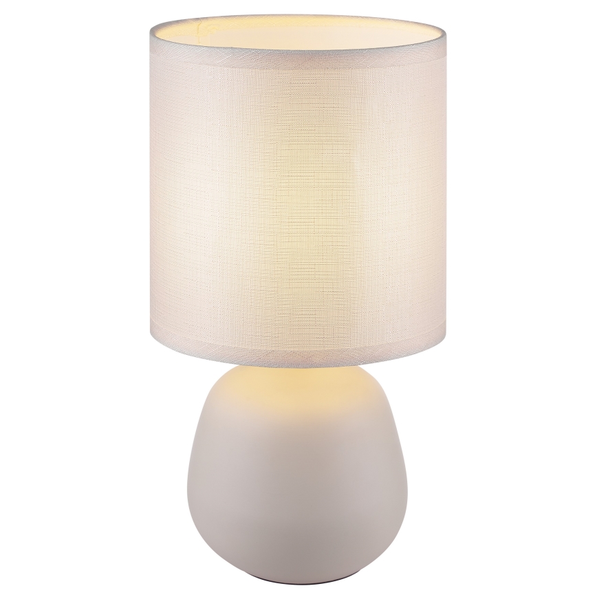 Brilliant - Stolna lampa AUREA 1xE14/20W/230V bijela
