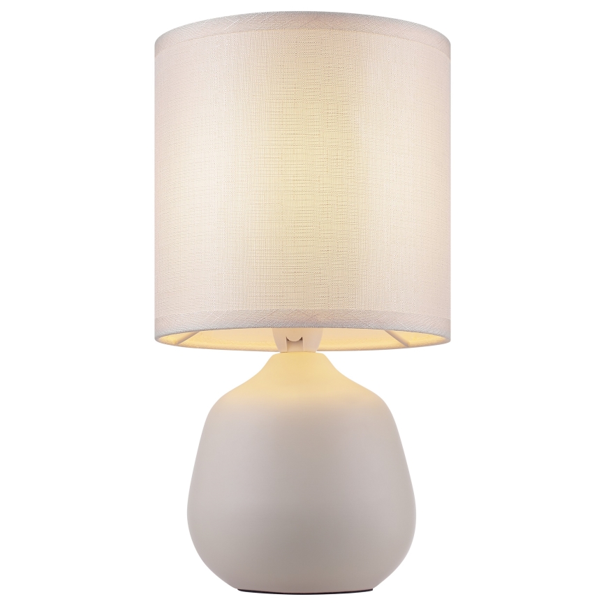 Brilliant - Stolna lampa AUREA 1xE14/20W/230V bijela