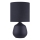Brilliant - Stolna lampa AUREA 1xE14/20W/230V crna