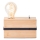 Brilliant - Stolna lampa BENNY 1xE27/40W/230V bambus