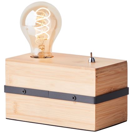 Brilliant - Stolna lampa BENNY 1xE27/40W/230V bambus
