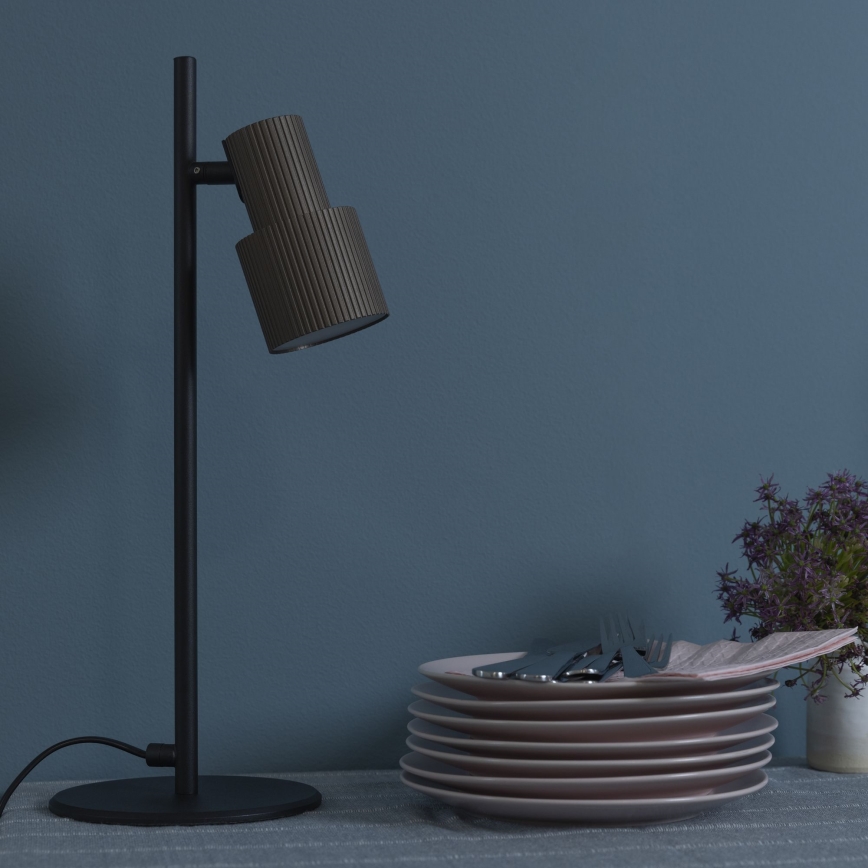 Brilliant - Stolna lampa CADIZ 1xGU10/10W/230V brončana