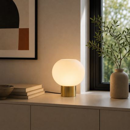 Brilliant - Stolna lampa FANNY 1xE27/20W/230V mesing