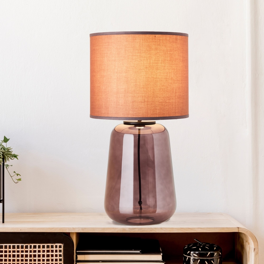 Brilliant - Stolna lampa HYDRA 1xE27/60W/230V ružičasta