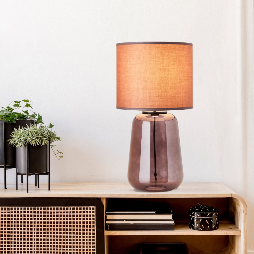 Brilliant - Stolna lampa HYDRA 1xE27/60W/230V ružičasta