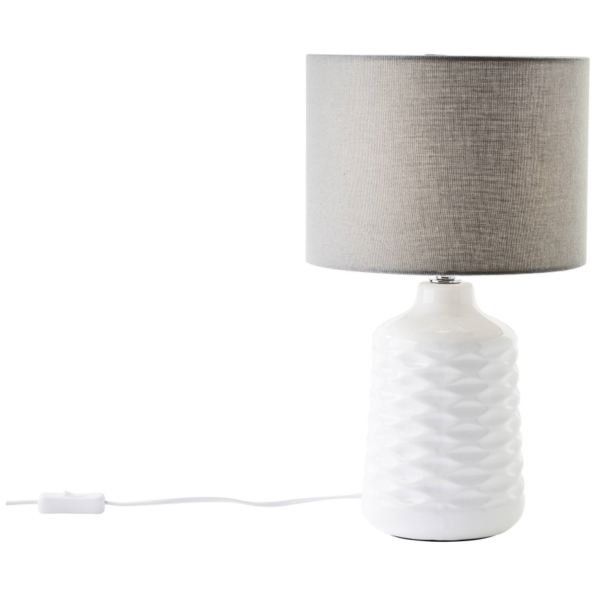 Brilliant - Stolna lampa ILYSA 1xE14/40W/230V bijela/siva