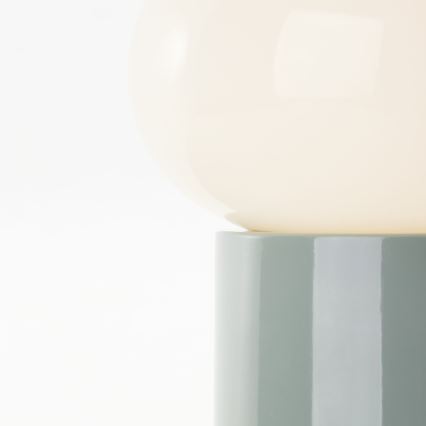 Brilliant - Stolna lampa KNUT 1xE27/25W/230V zelena/bijela