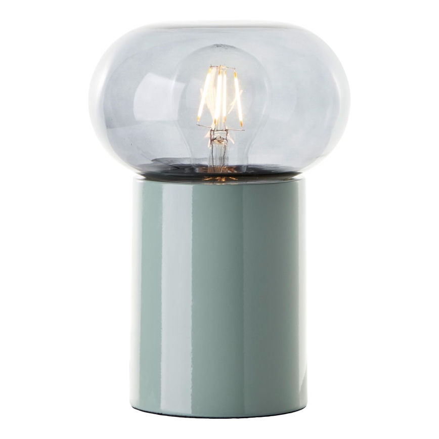 Brilliant - Stolna lampa KNUT 1xE27/25W/230V zelena/prozirna