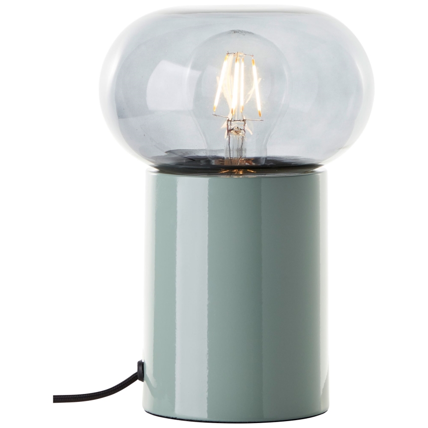 Brilliant - Stolna lampa KNUT 1xE27/25W/230V zelena/prozirna