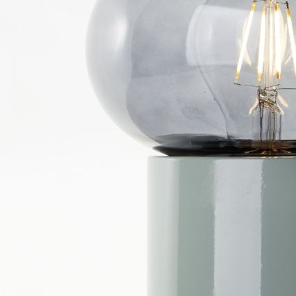 Brilliant - Stolna lampa KNUT 1xE27/25W/230V zelena/prozirna