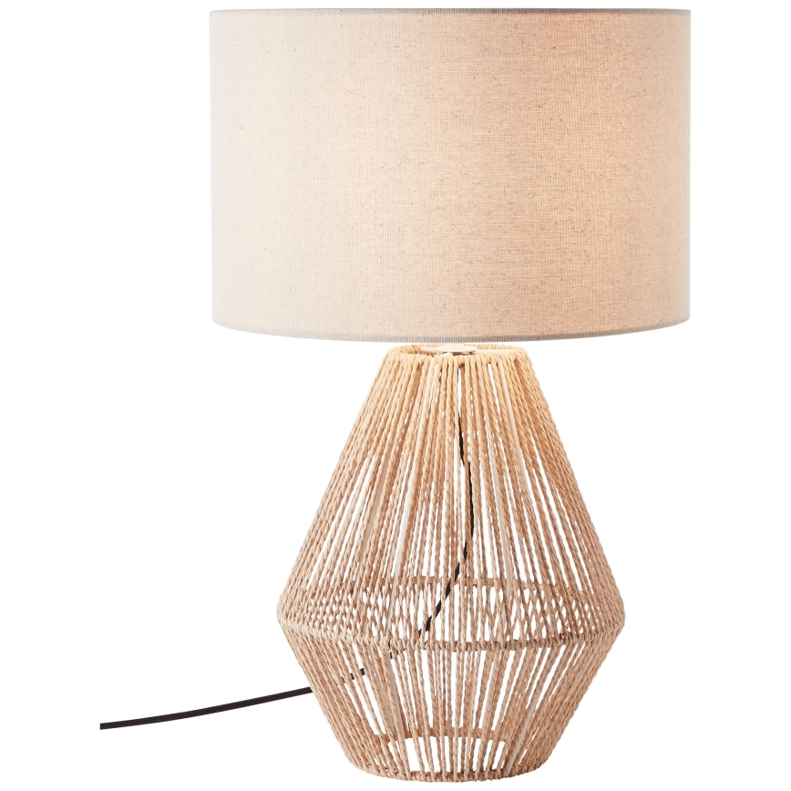 Brilliant - Stolna lampa LARAINE 1xE27/42W/230V bež