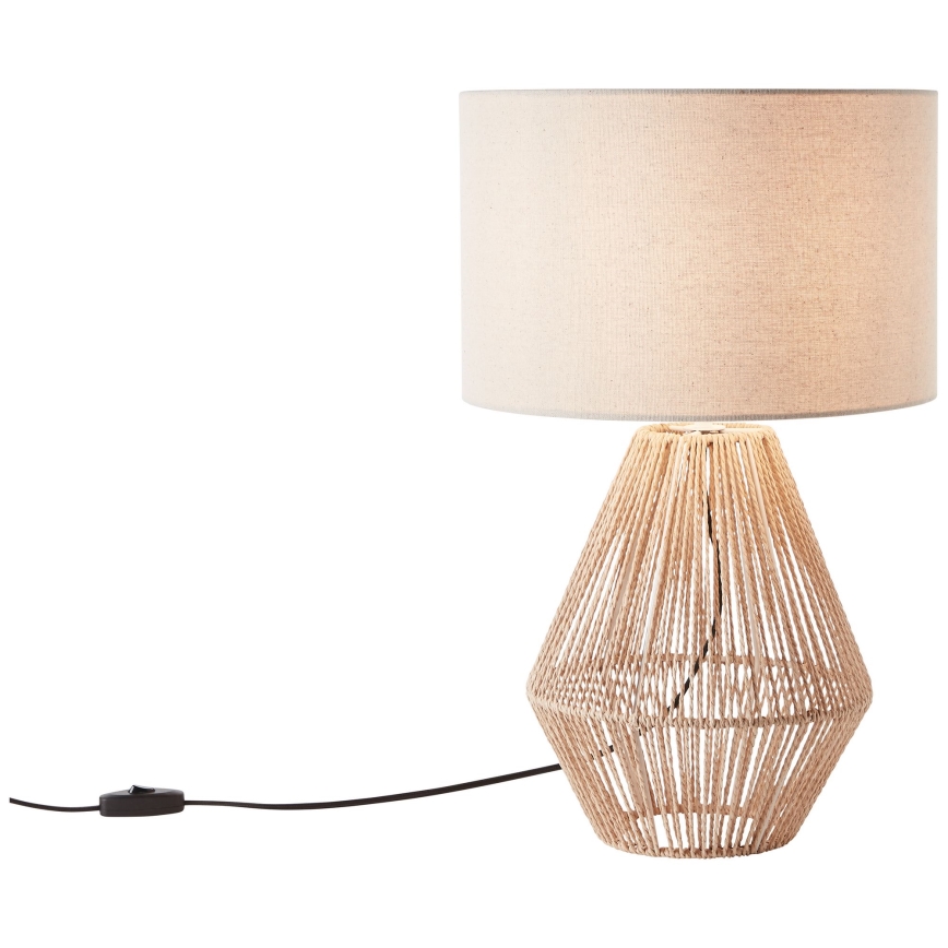 Brilliant - Stolna lampa LARAINE 1xE27/42W/230V bež